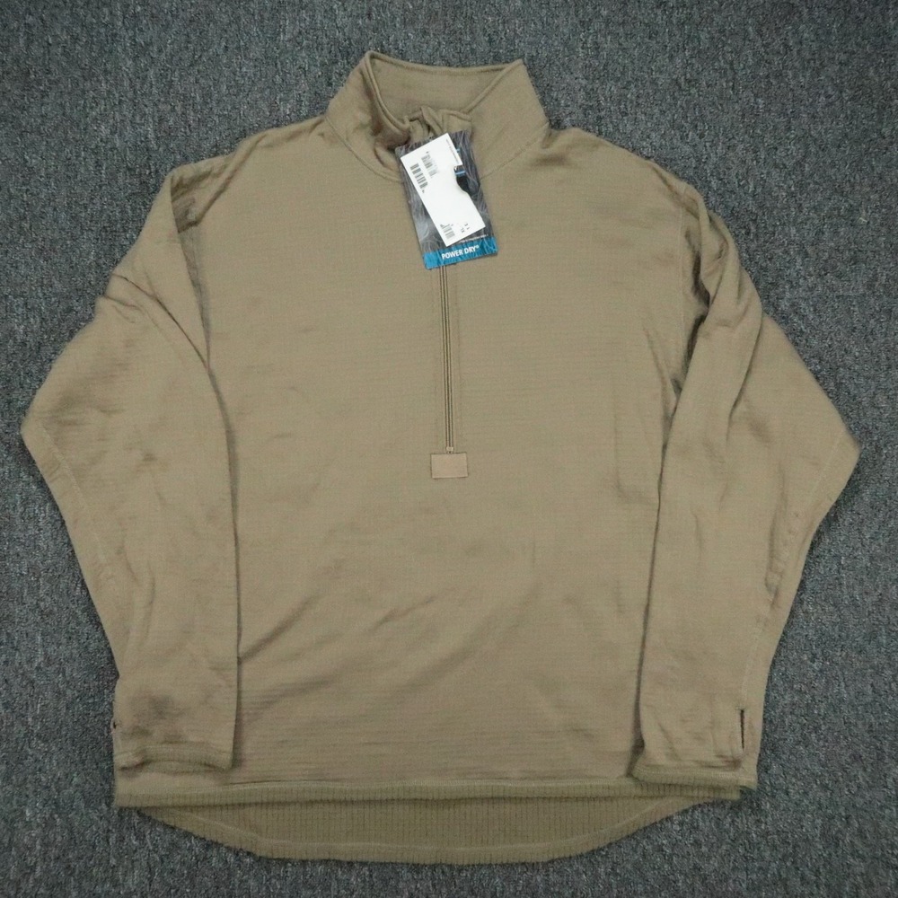 Peckham Pullover Mens XL Coyote Mid Weight Cold Weather Gen III Military Shirt